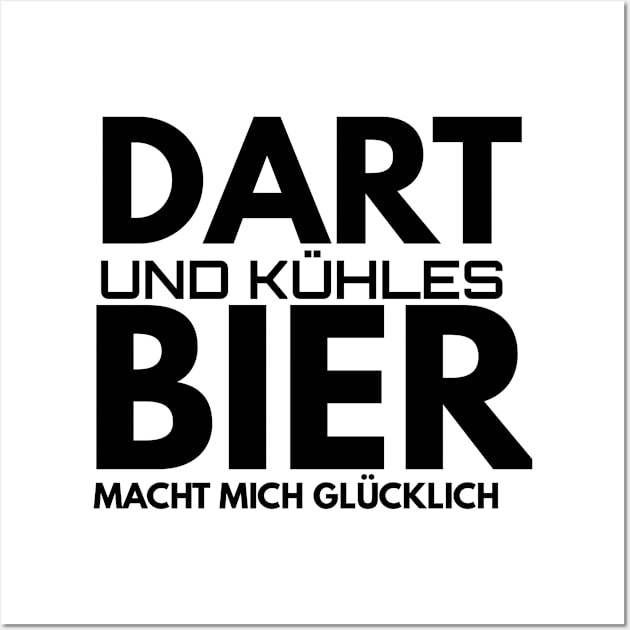 Dart und kühles Bier Wall Art by FromBerlinGift